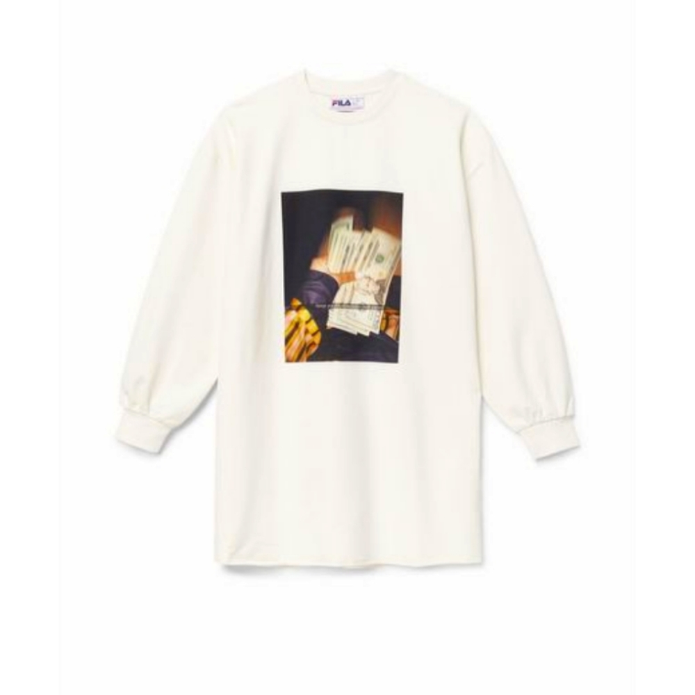 FILA Madelyn Graphic Sweater Dress
